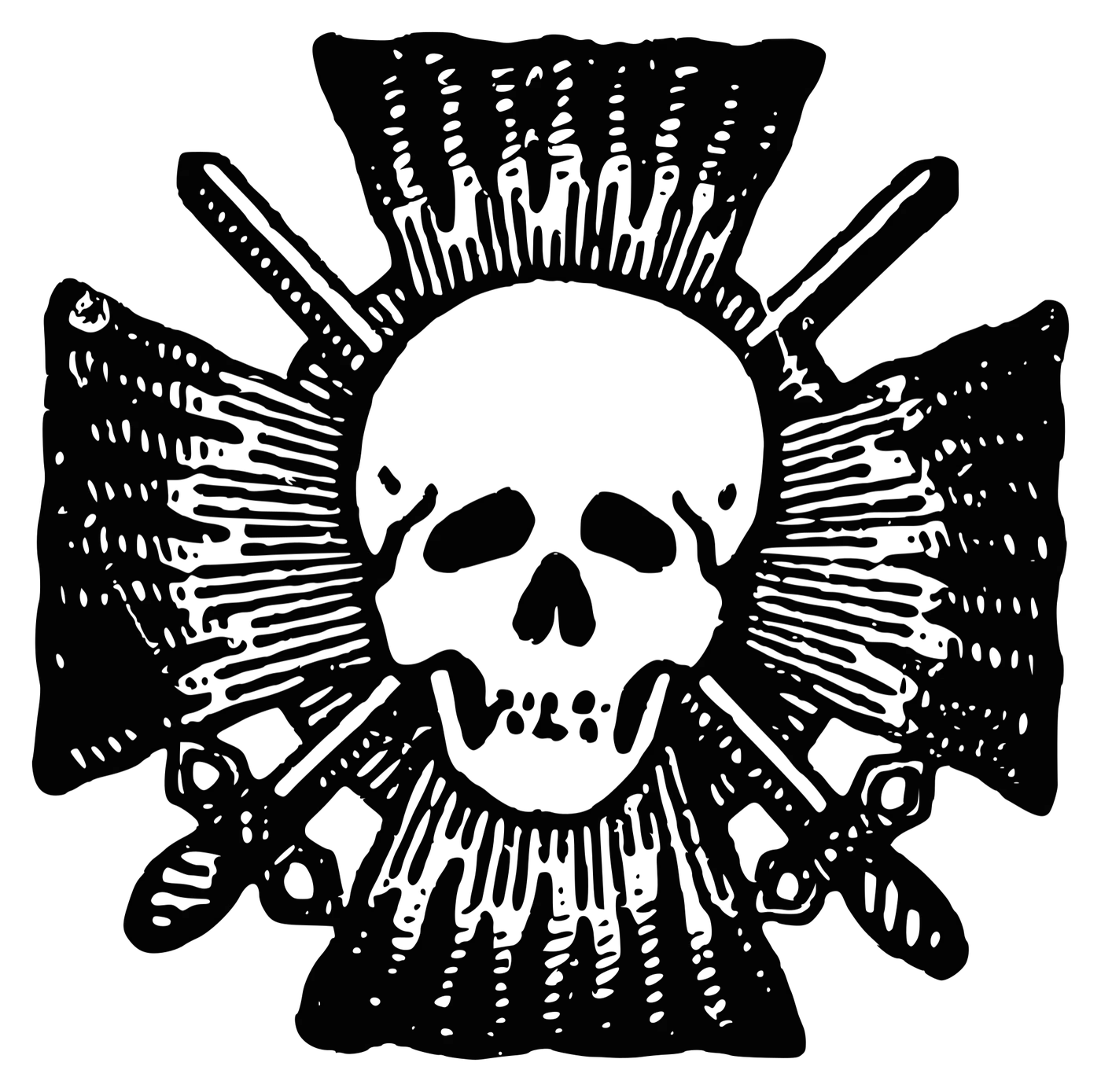 Le sympathique (sarcasme) logo des Croix-de-Feu